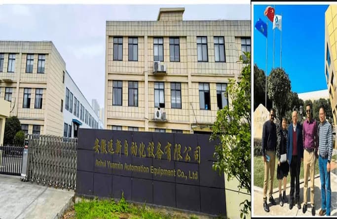 Добро пожаловать, клиенты из США, посетите Anhui Yuanxin Automatic Equipment CO., LTD.